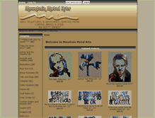 Tablet Screenshot of mountainmetalarts.com